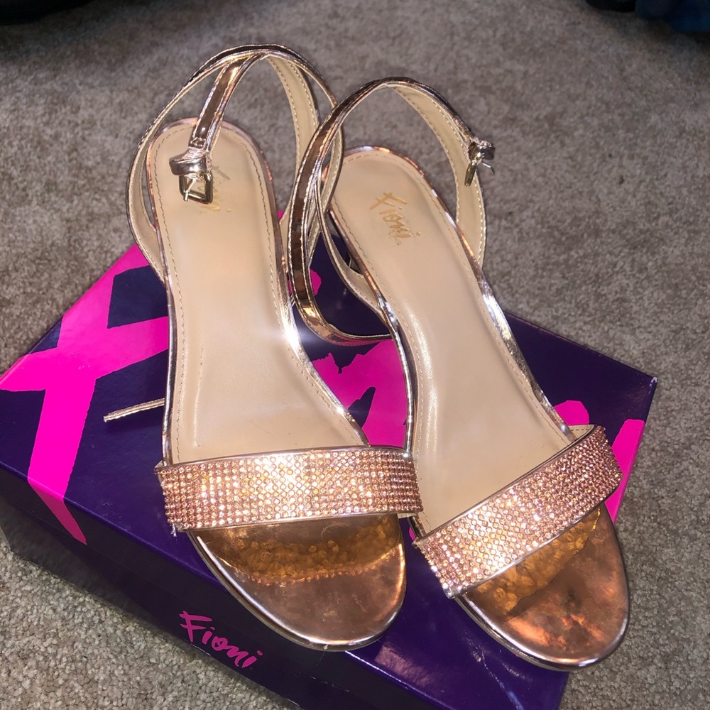 Gold heels